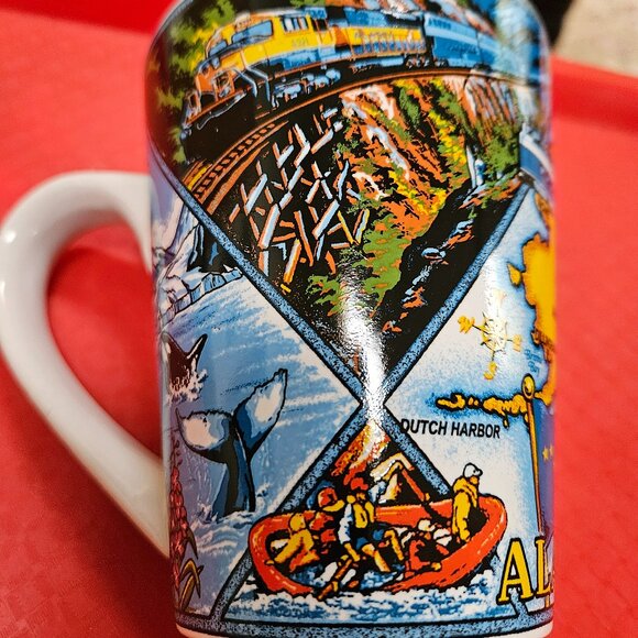 vintage artic circle coffee mug Alaska luxury train - Picture 1 of 9